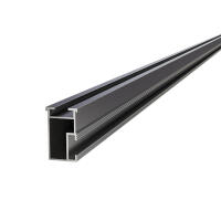 Prior PV profile rail aluminum, 2400 mm, black