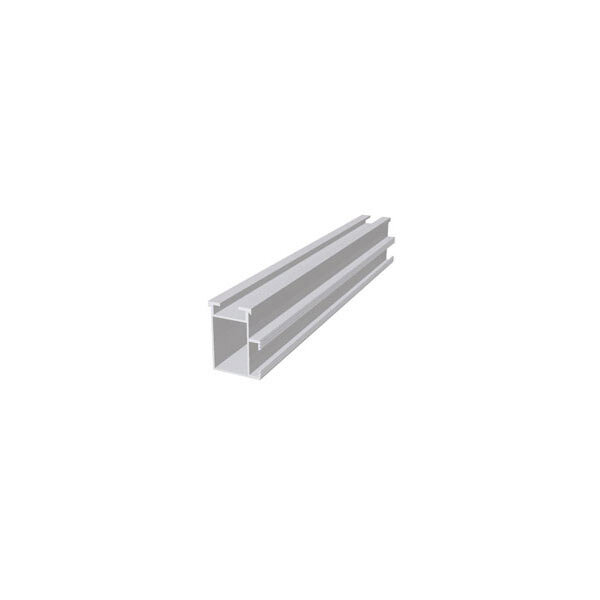 S:Flex profile rail 2.38 m aluminum, silver